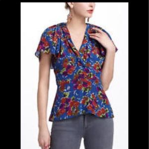 Anthropologie blouse by Girls from Savoy